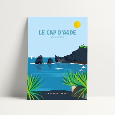 Carte Postale de la Grande Conque, rochers des deux frères.