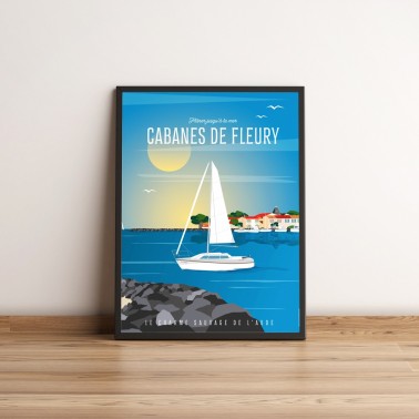 Affiche Les Cabanes de Fleury