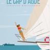 Affiche du Cap d'Agde, imprimée en France.